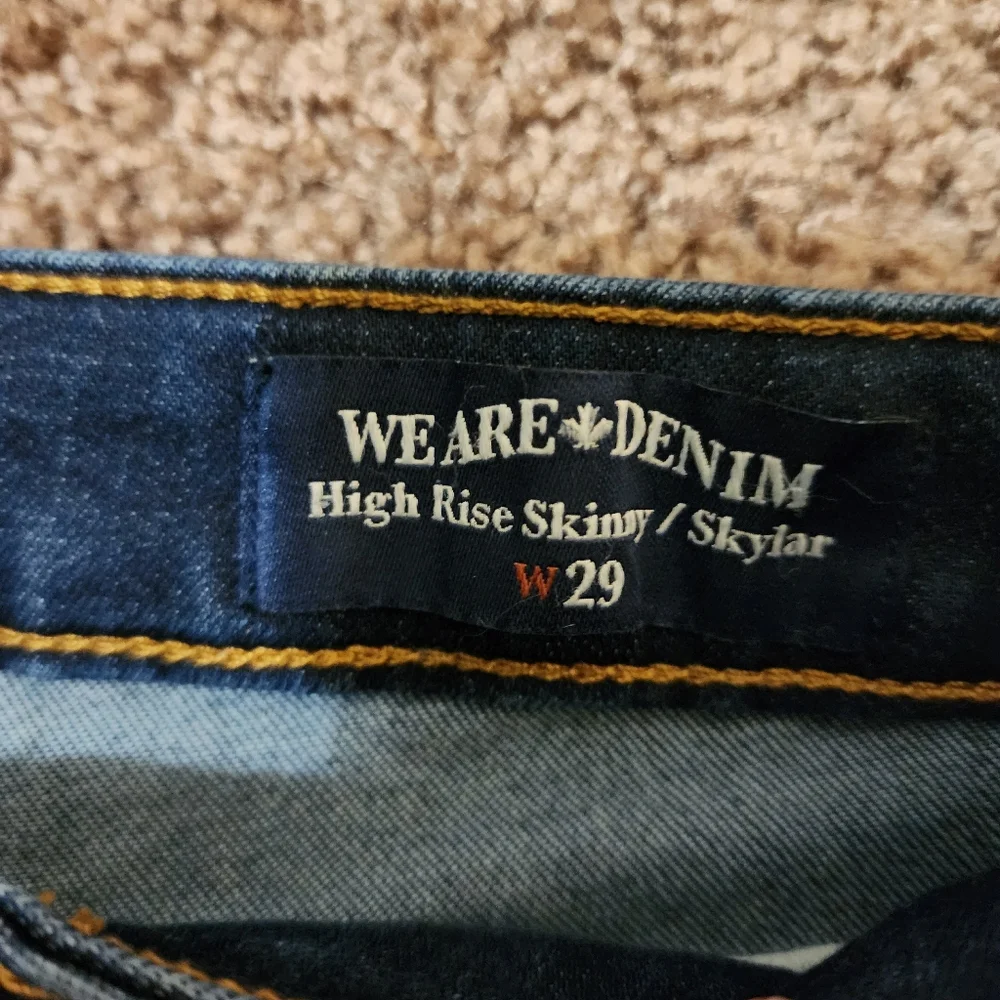Buffalo Jeans Skylar Skinny High-Rise Blue Dark Wash 29 - Picture 6 of 9